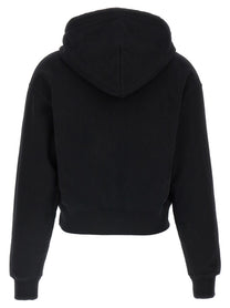 JACQUEMUS Le Hoodie Gros Grain Hoodie Black