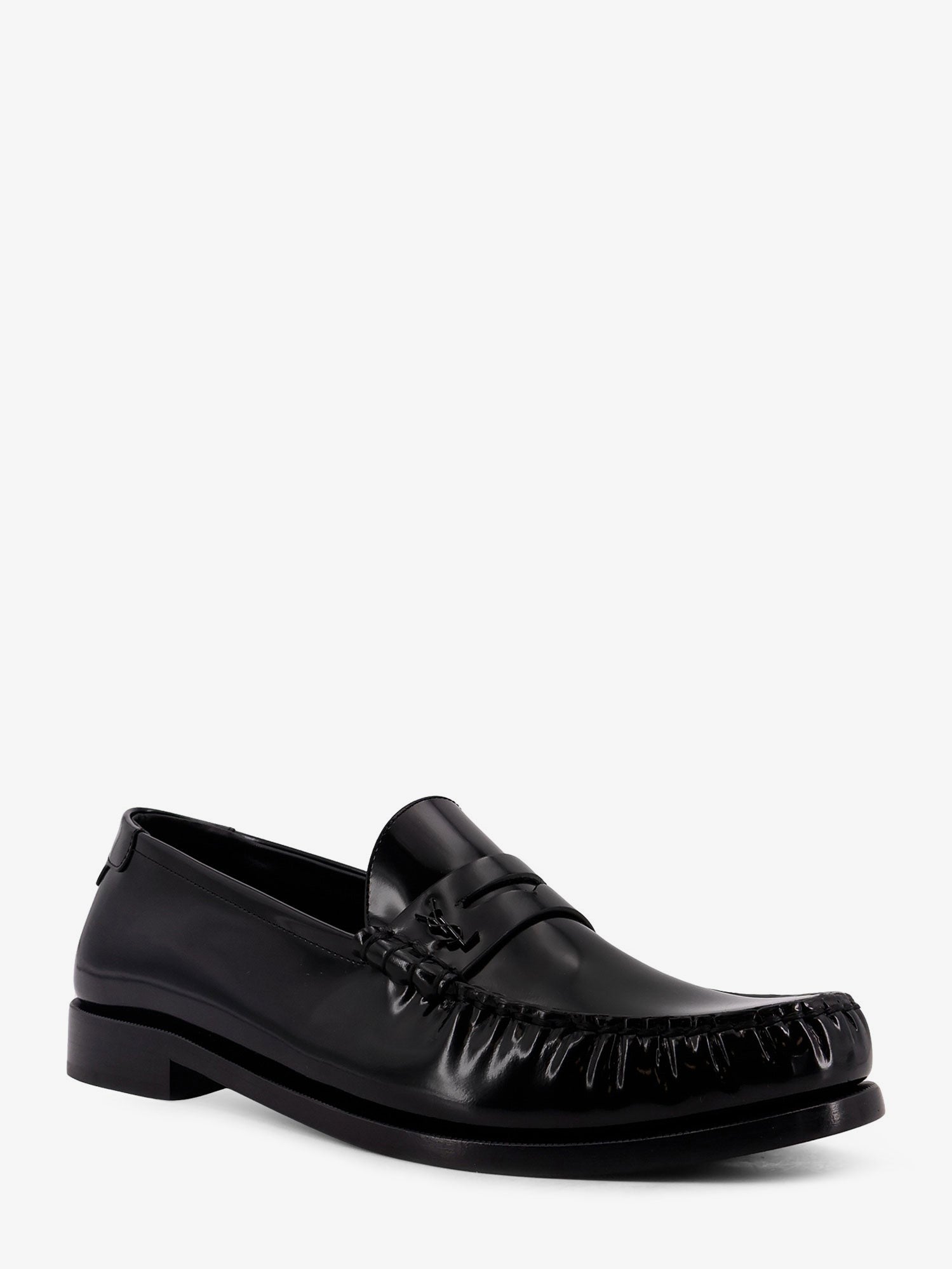 Saint Laurent Men's Le Loafer Leather Loafer Black