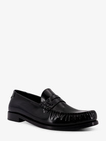 Saint Laurent Men's Le Loafer Leather Loafer Black
