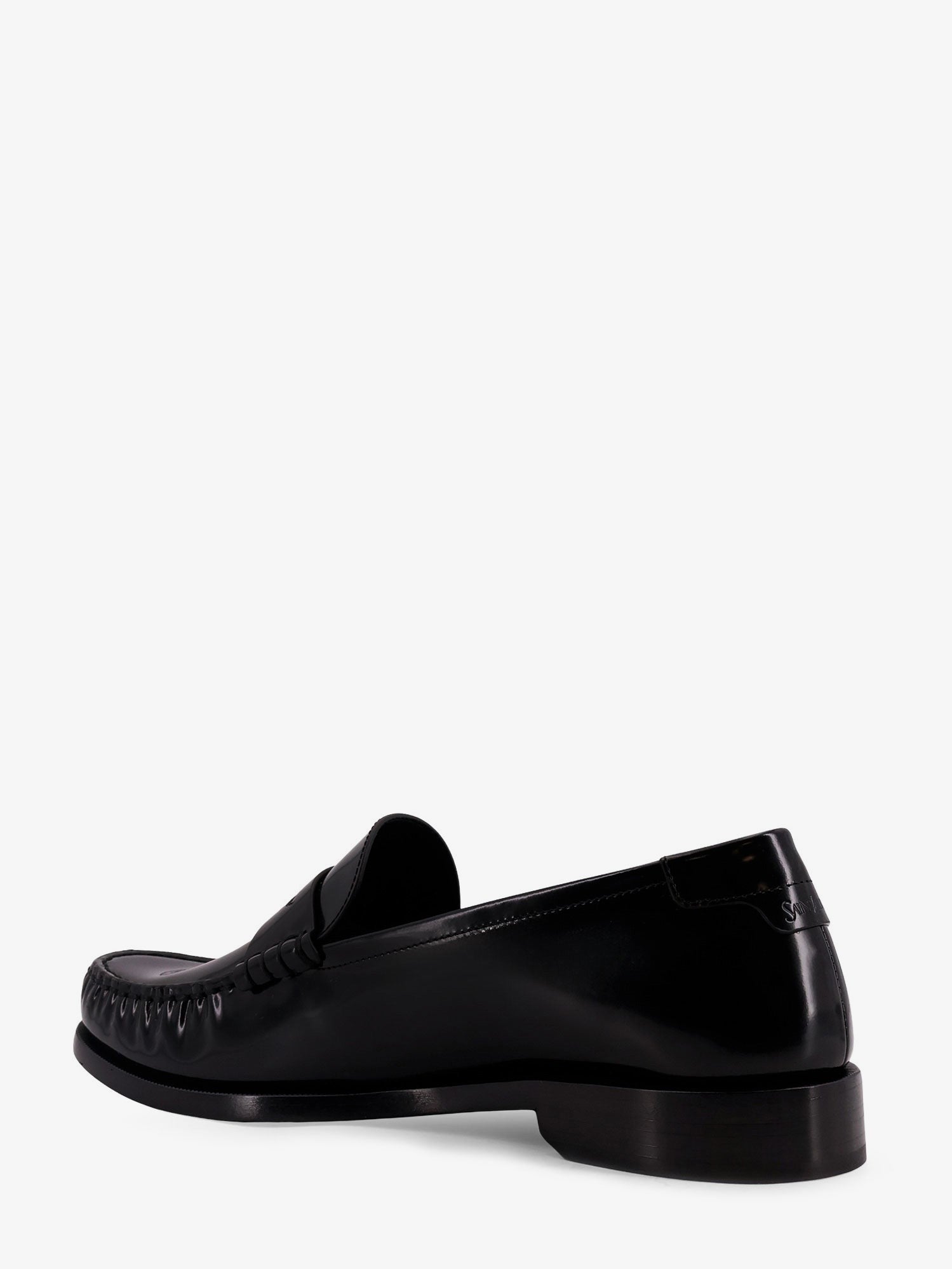 Saint Laurent Men's Le Loafer Leather Loafer Black