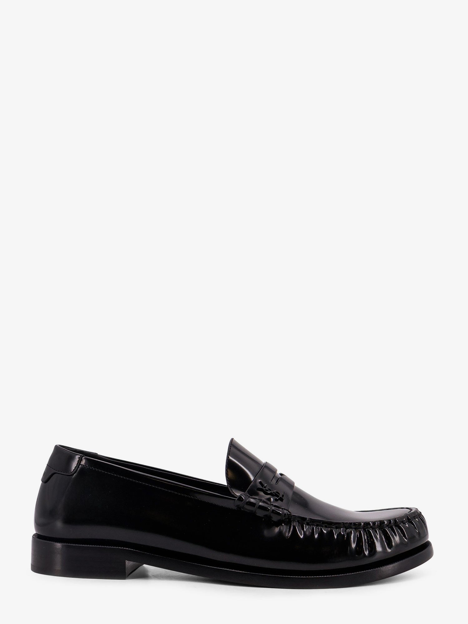 Saint Laurent Men's Le Loafer Leather Loafer Black