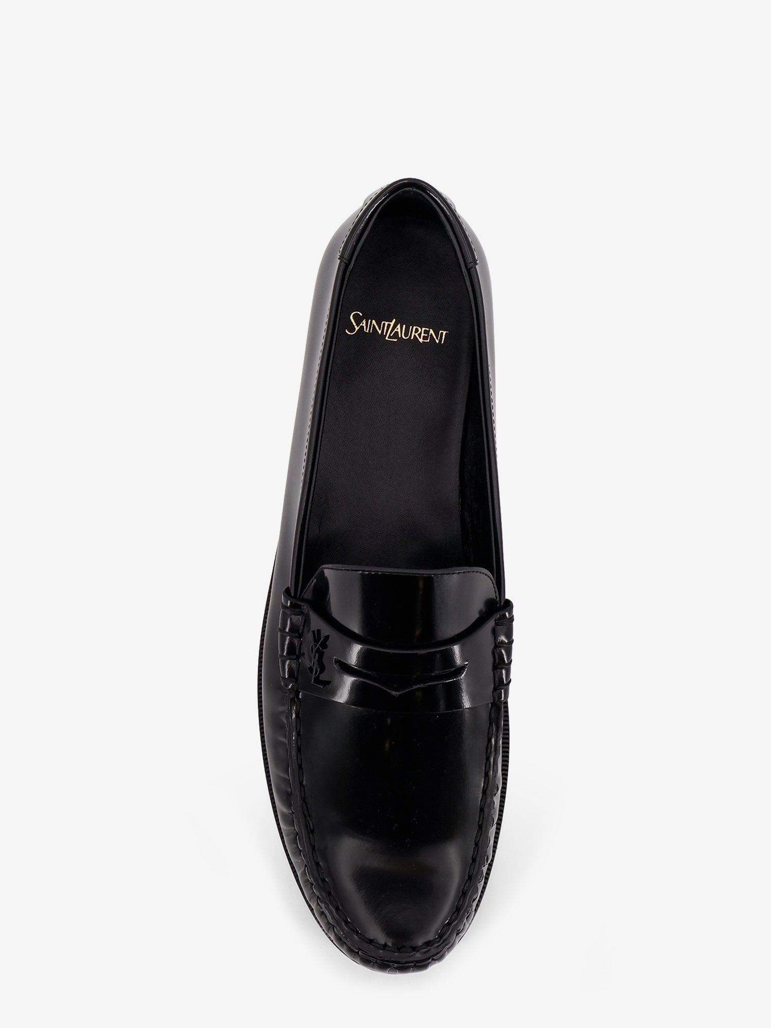 Saint Laurent Men's Le Loafer Leather Loafer Black