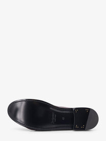 Saint Laurent Men's Le Loafer Leather Loafers Red