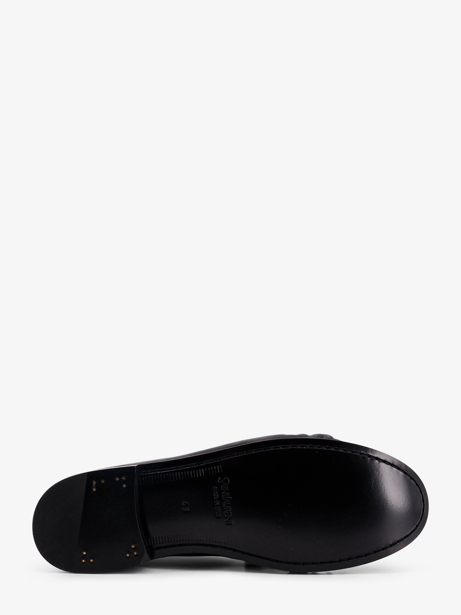 Saint Laurent Men's Le Loafer Leather Loafers Black