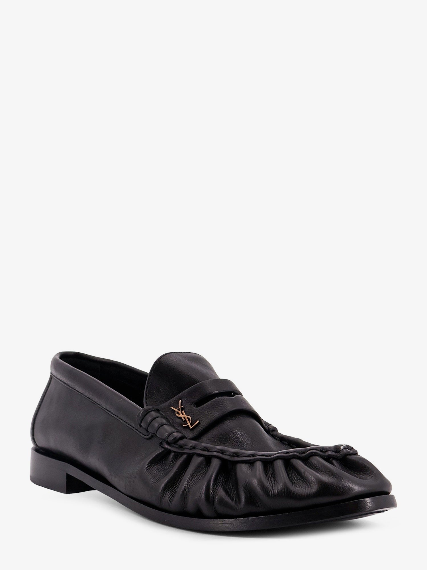 Saint Laurent Men's Le Loafer Leather Loafers Black