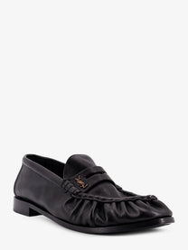 Saint Laurent Men's Le Loafer Leather Loafers Black