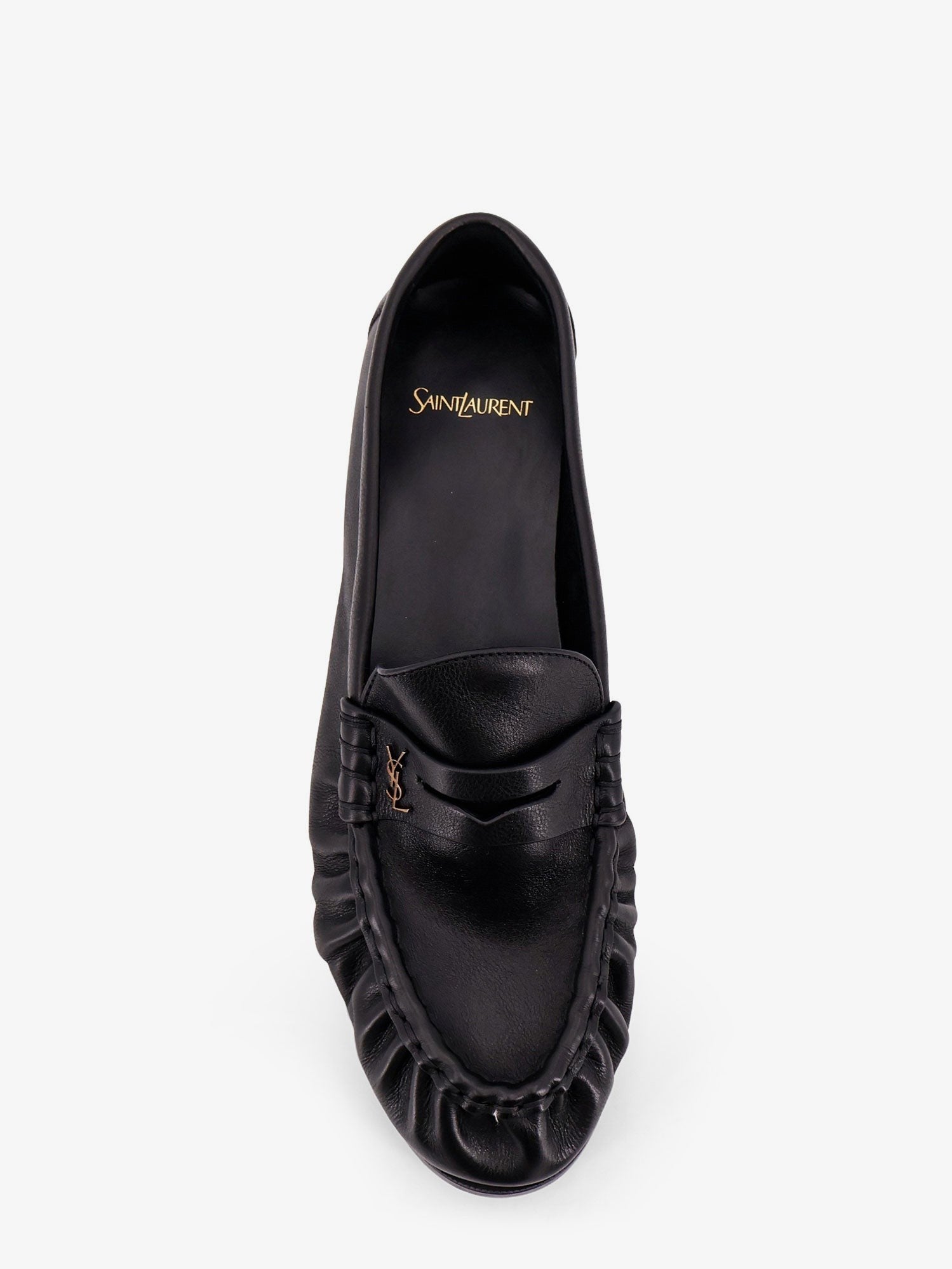 Saint Laurent Men's Le Loafer Leather Loafers Black