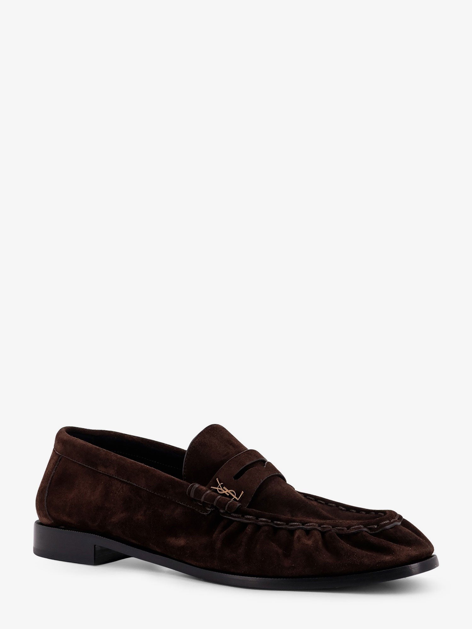 Saint Laurent Men's Le Loafer Loafers Brown