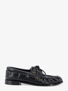 Saint Laurent Men's Le Loafer Bateau Leather Loafers Black