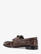 Saint Laurent Men's Le Loafer Bateau Leather Loafers Brown, view 3