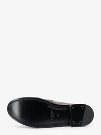 Saint Laurent Women's Le Loafer Leather Loafers Red, view 4