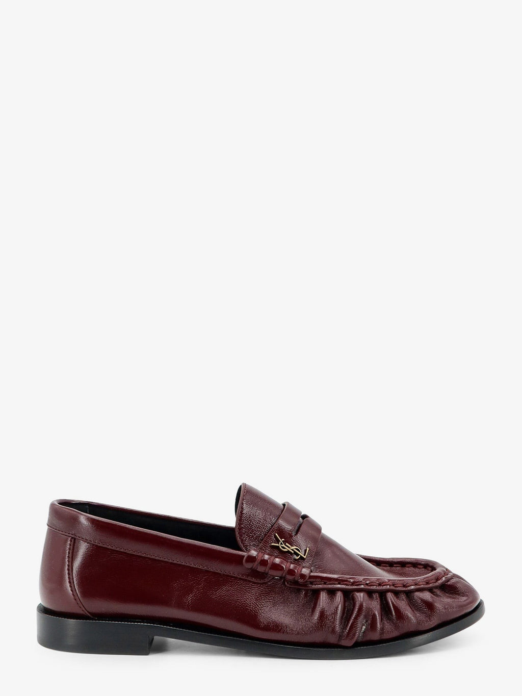 Saint Laurent Women's Le Loafer Leather Loafers Red