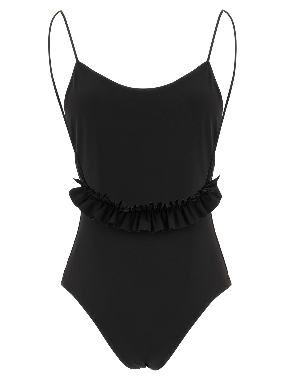 JACQUEMUS Le Maillot Cabana One Piece Swimsuit Black, view 2