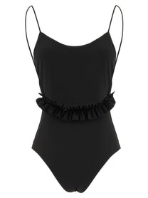 JACQUEMUS Le Maillot Cabana One Piece Swimsuit Black, view 2