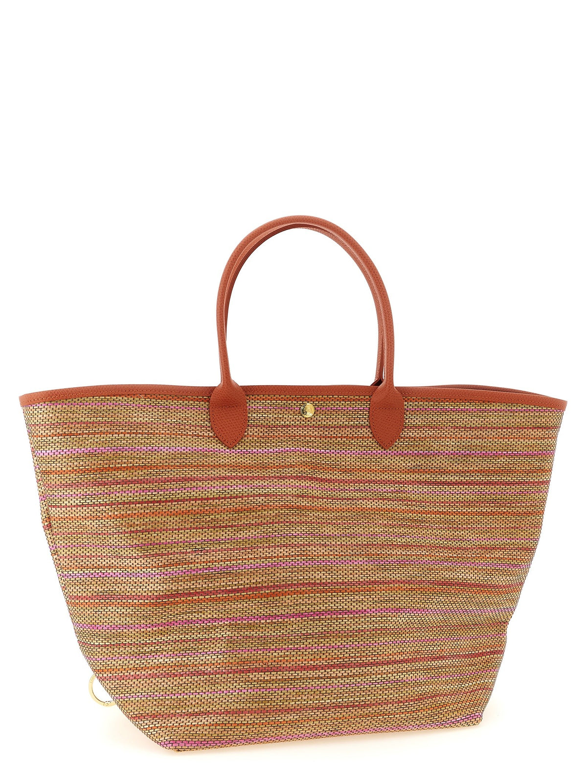 Longchamp Le Panier Pliage Shopping Bag Orange, view 2