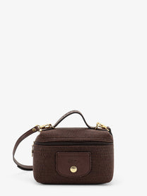Longchamp Women's Le Panier Pliage XS Raffia Crossbody Bag Brown