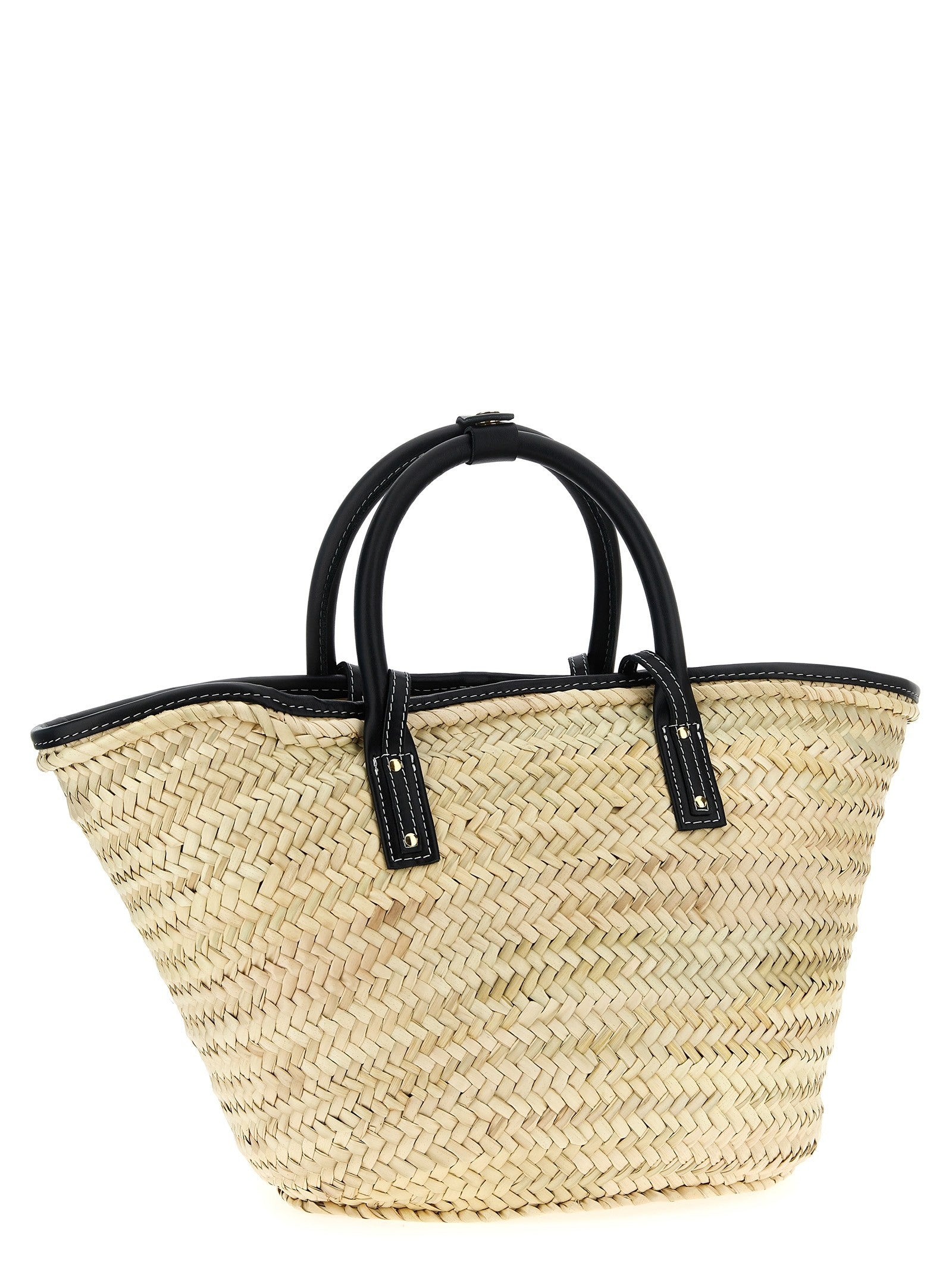 JACQUEMUS Le Panier Soli Shopping Bag Black