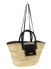 JACQUEMUS Le Panier Soli Shopping Bag Black
