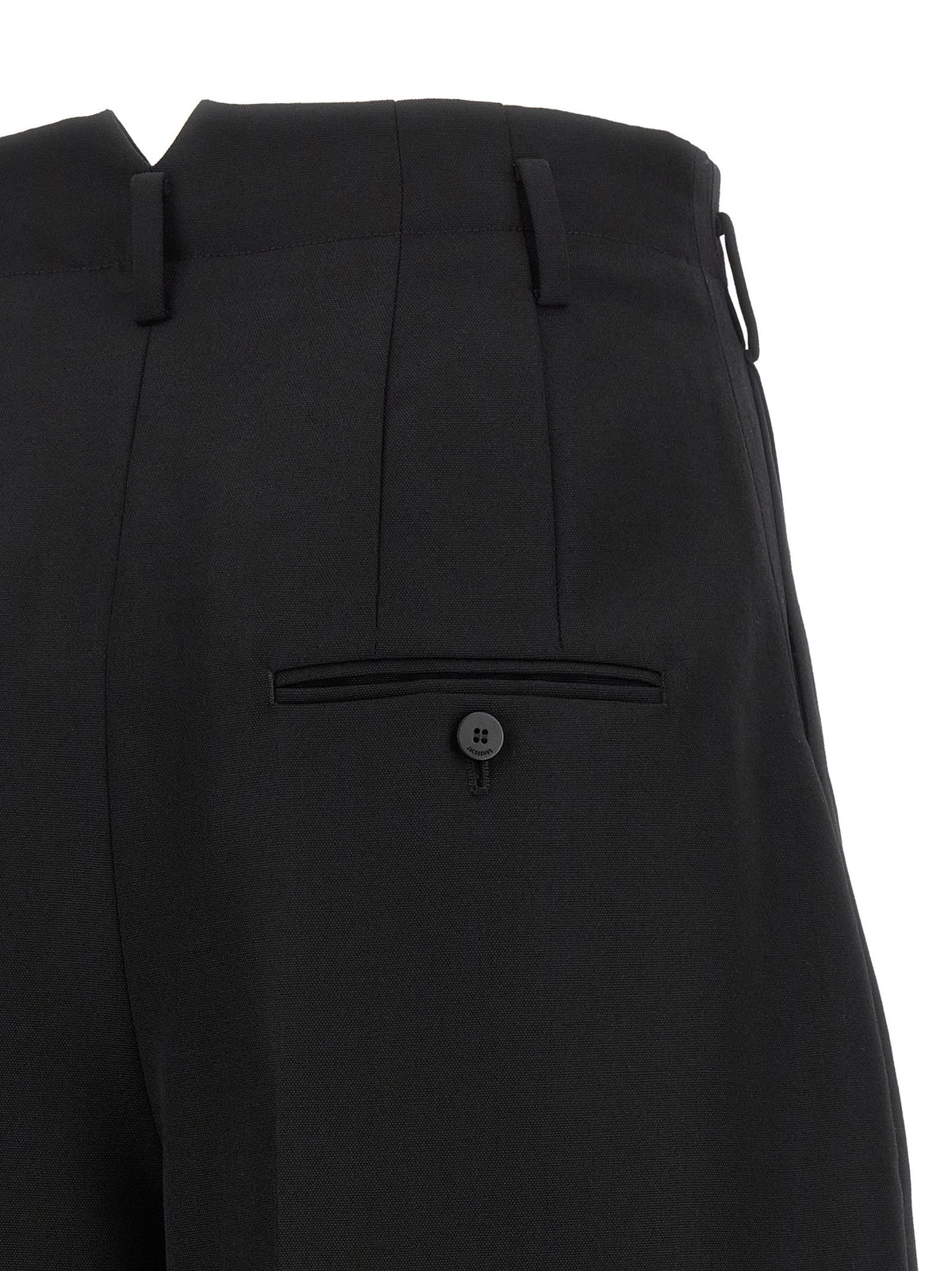 JACQUEMUS Le Pantalon Miami Pants Black, view 4
