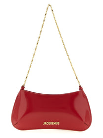JACQUEMUS Le Petit Bisou Chaîne Shoulder Bag Red