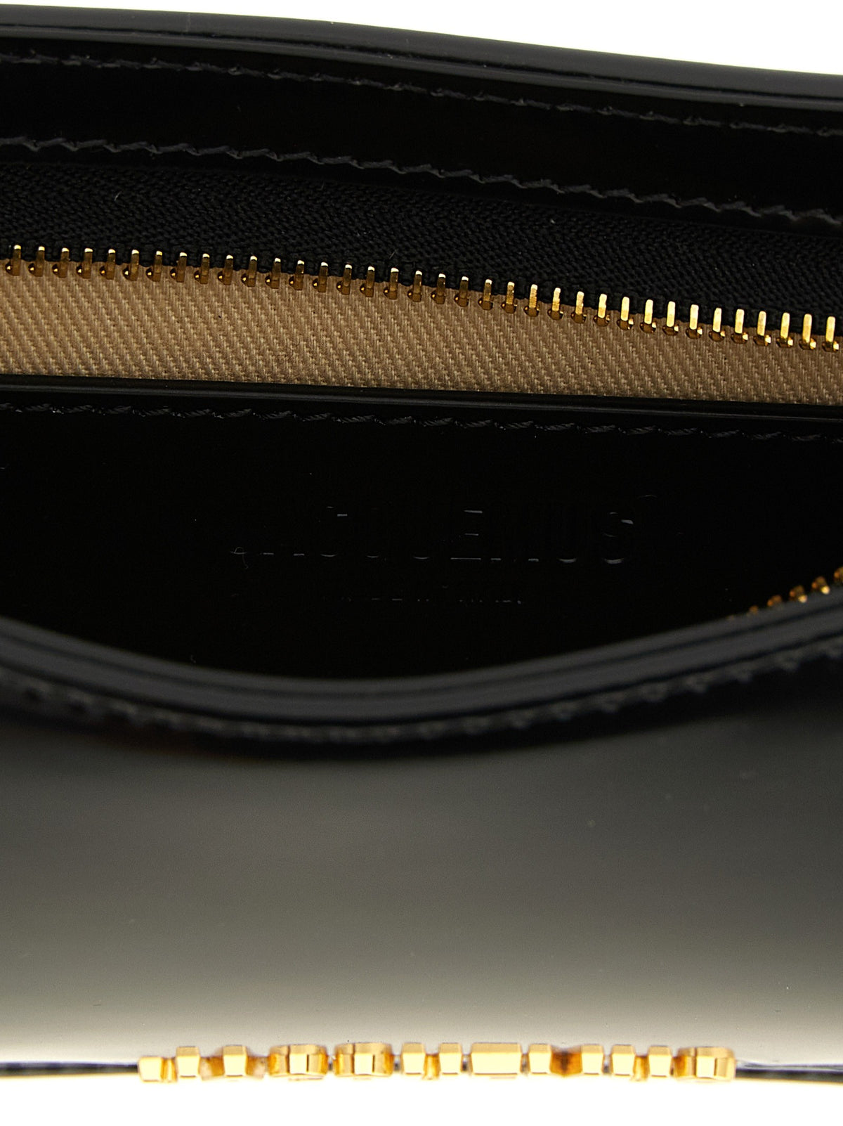 JACQUEMUS Le Petit Bisou Chaîne Shoulder Bag Black