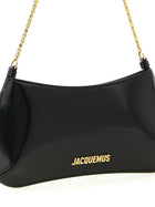 JACQUEMUS Le Petit Bisou Chaîne Shoulder Bag Black