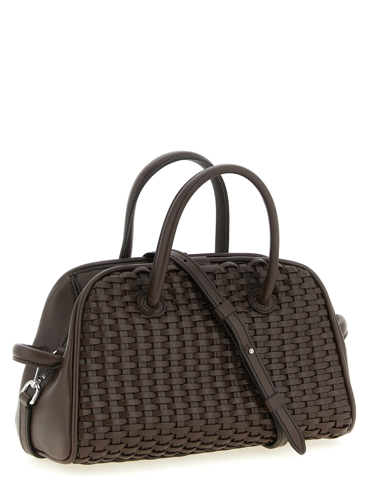 JACQUEMUS Le Petit Turismo Handbag Brown, view 2