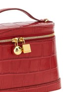 JACQUEMUS Le Petit Vanity Handbag Red, view 3