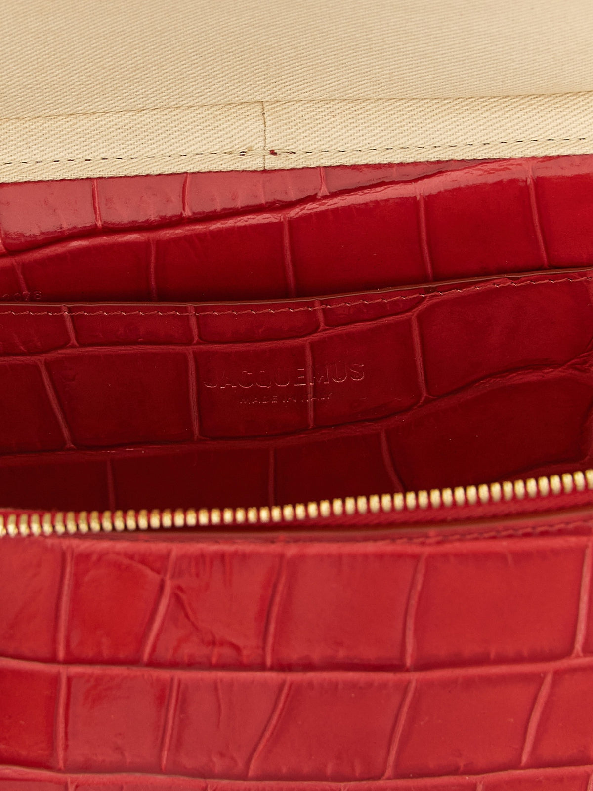 JACQUEMUS Le Petit Vanity Handbag Red, view 4