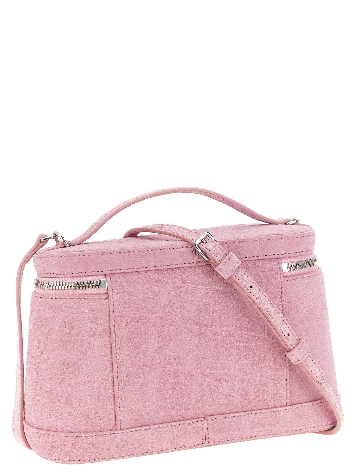 JACQUEMUS Le Petit Vanity Handbag Blue, view 2