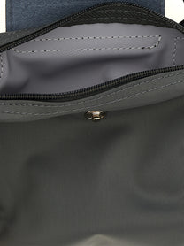 Longchamp Le Pliage Green Clutch Bag Grey