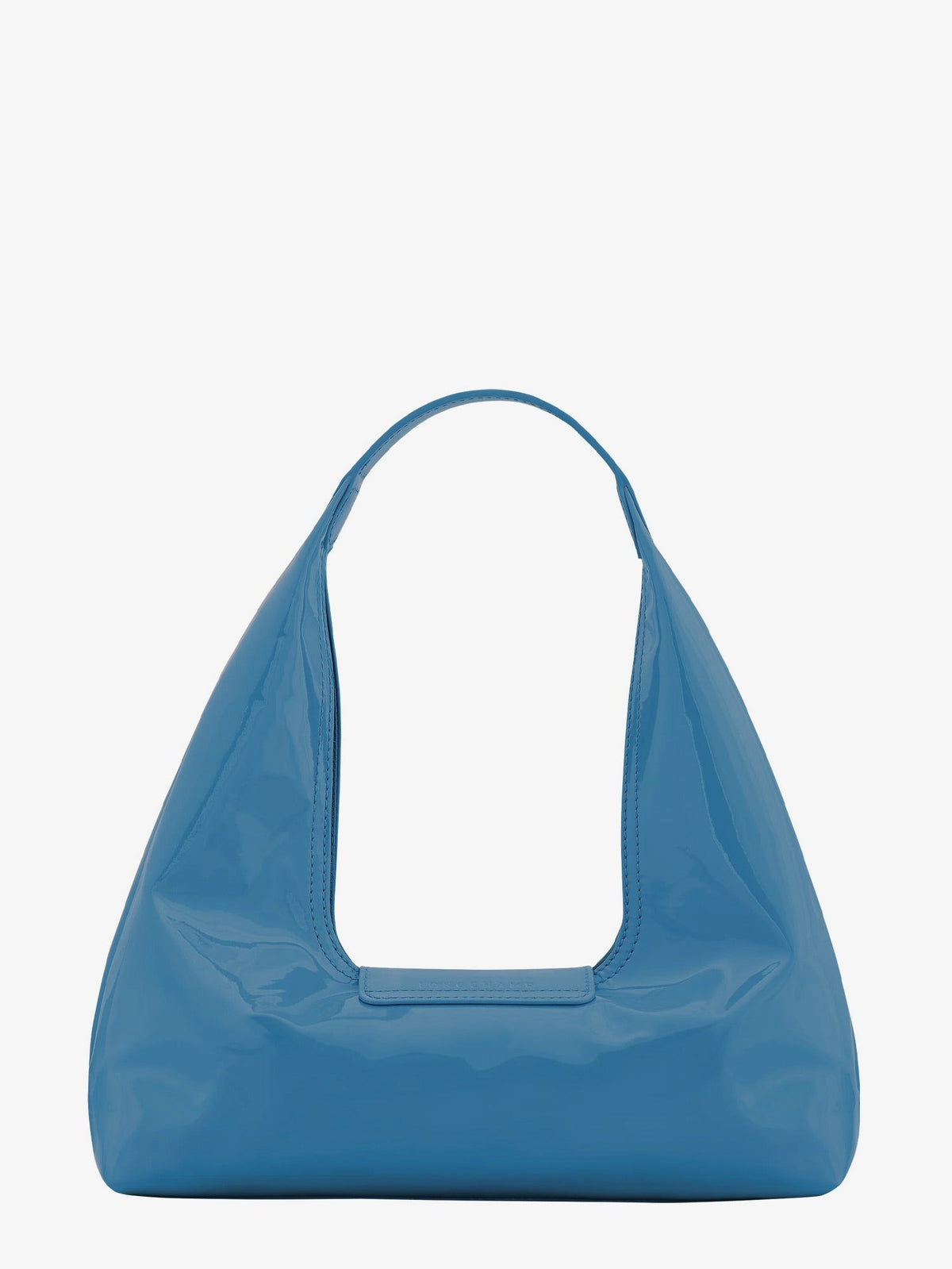 Longchamp Women's Le Pliage Xtra Glossy Patent Leather Shoulder Bag Azur, view 2