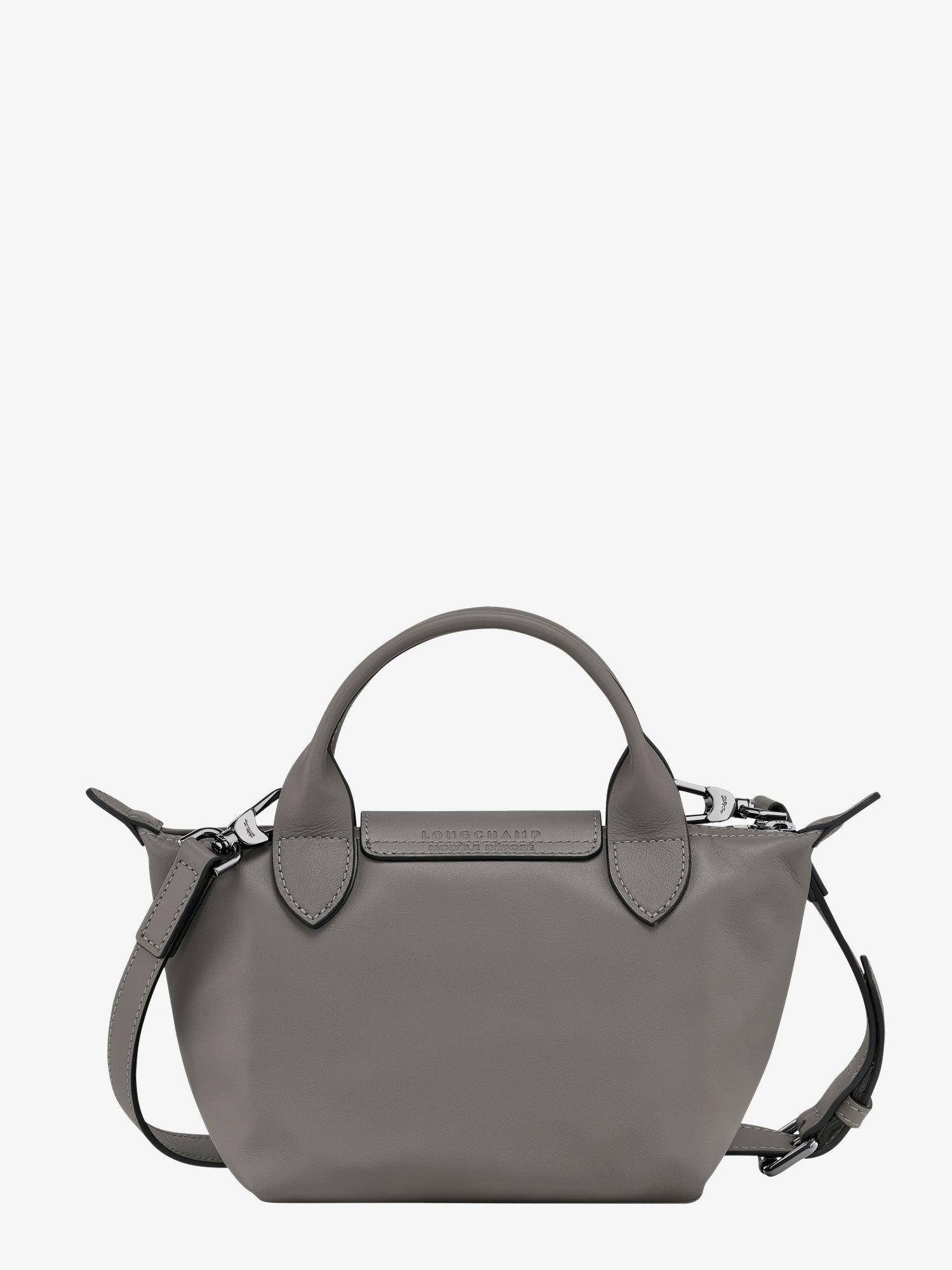 Longchamp Women's Le Pliage Xtra Leather Crossbody Bag Beige