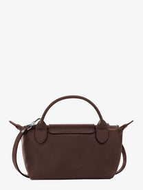 Longchamp Women's Le Pliage Xtra Leather Shoulder Bag Brown