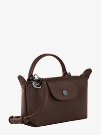 Longchamp Women's Le Pliage Xtra Leather Shoulder Bag Brown