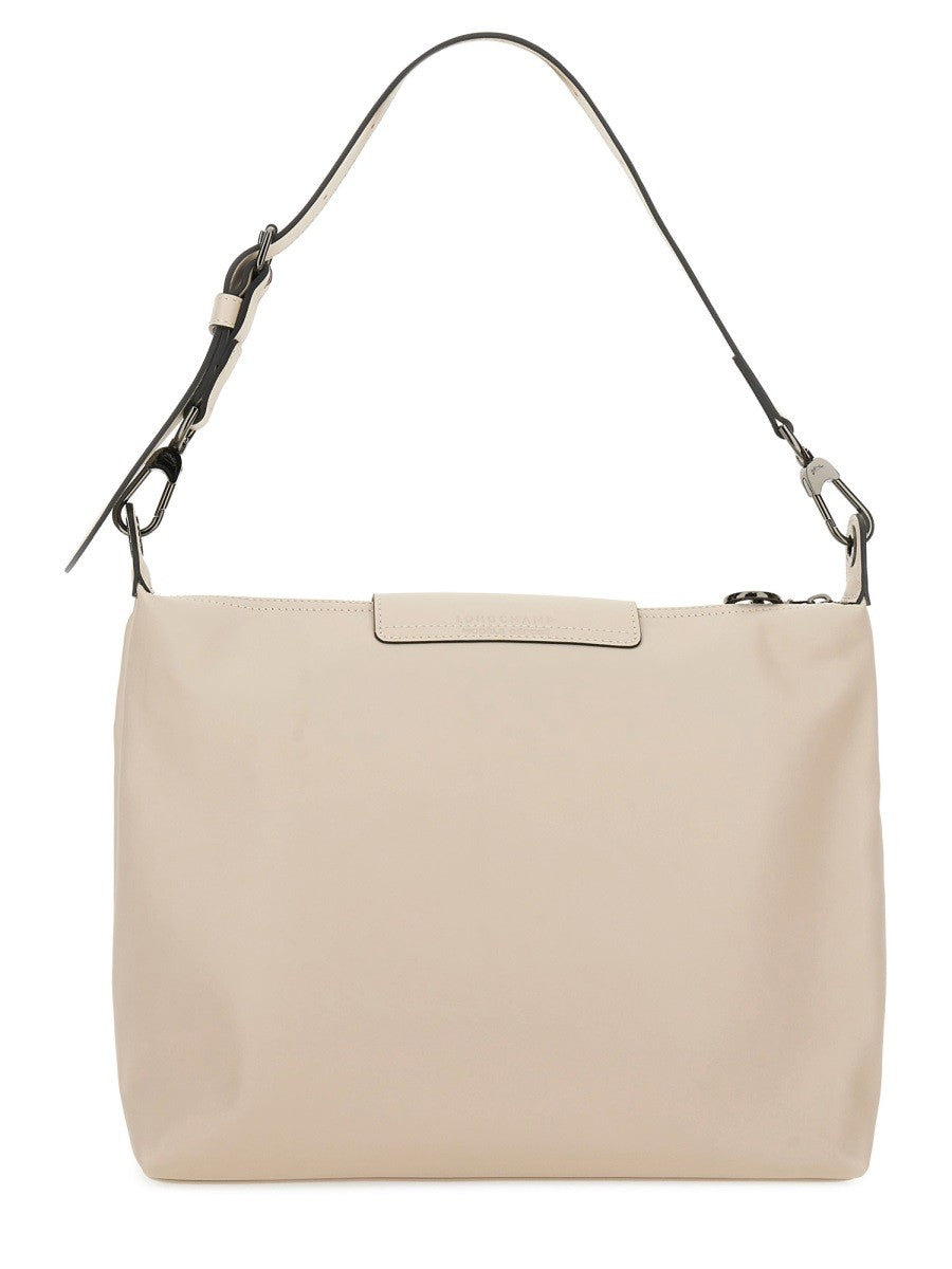 Longchamp Women's Borsa Hobo LE Pliage Xtra Medium White