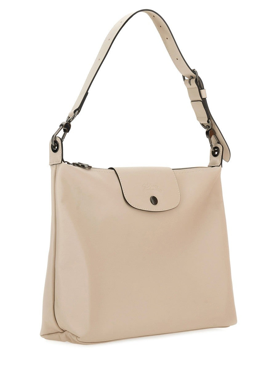 Longchamp Women's Borsa Hobo LE Pliage Xtra Medium White