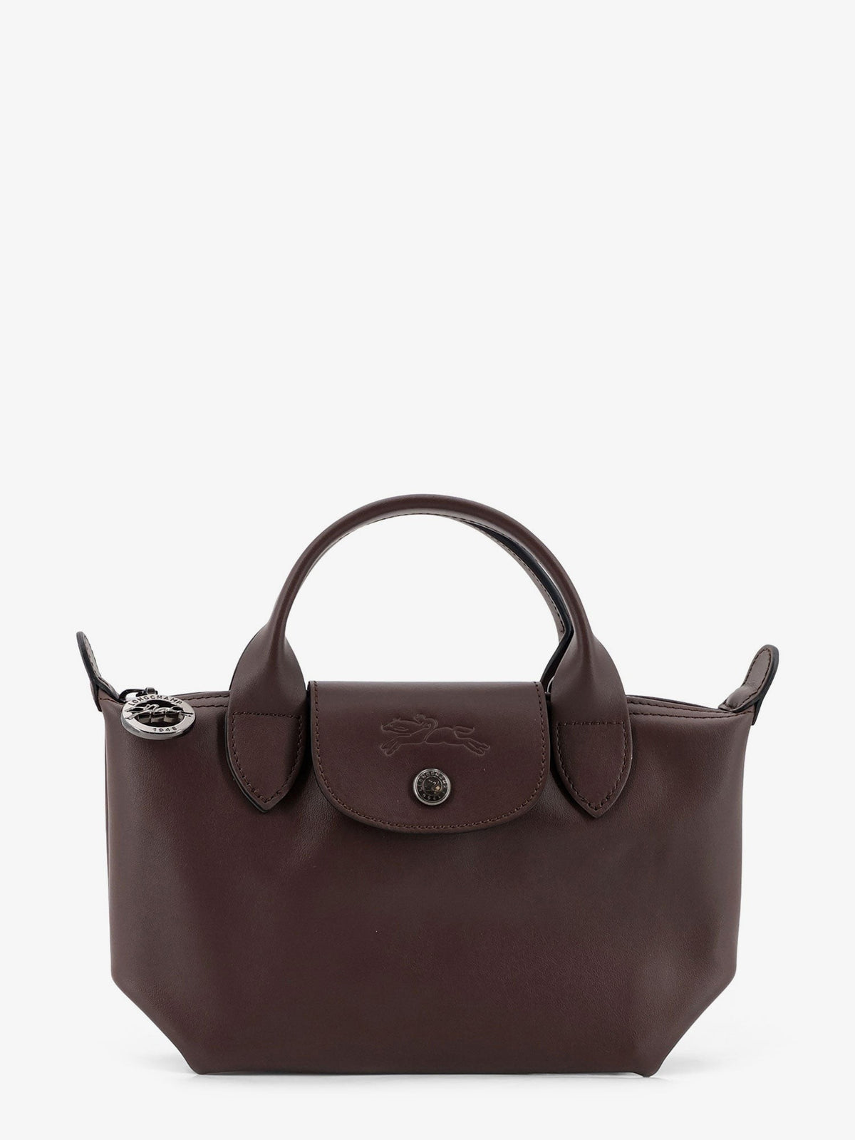 Longchamp Women's Le Pliage Xtra XS Leather Shoulder Bag Brown