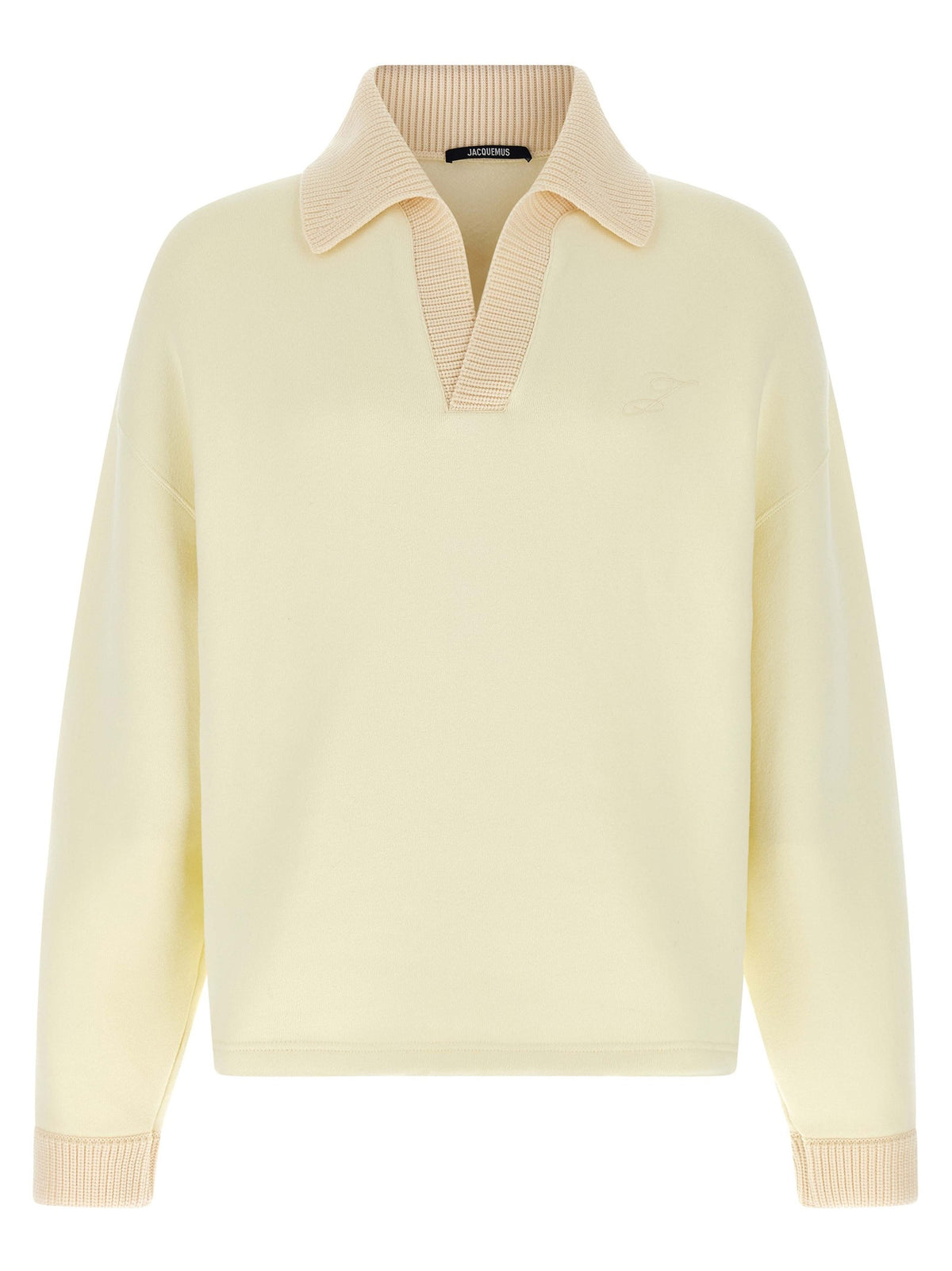JACQUEMUS Le Polo Punto Sweatshirt Beige