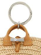 Longchamp Le Roseau Keyring Beige, view 3