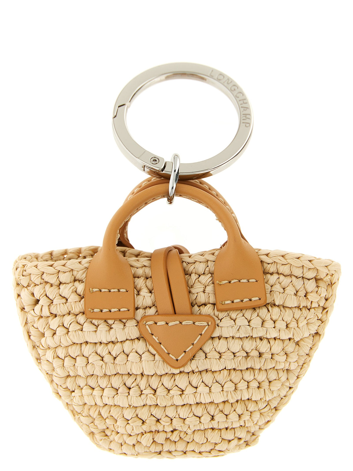 Longchamp Le Roseau Keyring Beige, view 2