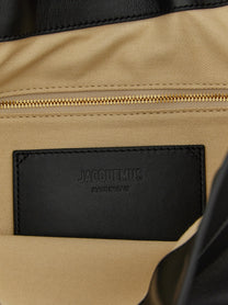 JACQUEMUS Le Sac Ovalo Shoulder Bag Black