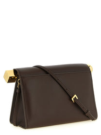 JACQUEMUS Le Sac Rond Carré Clutch Brown