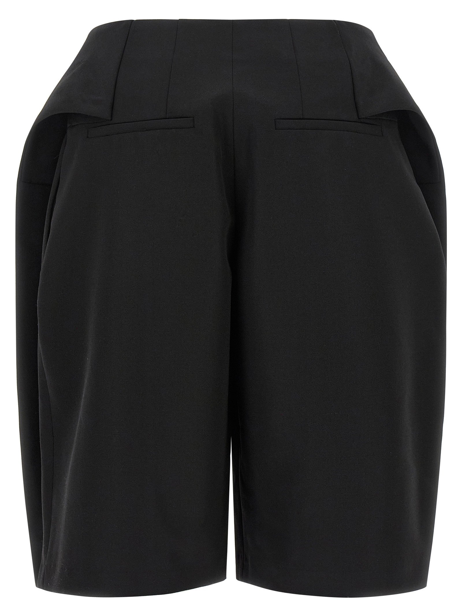 JACQUEMUS Le Short Cubisto Bermuda Shorts Black