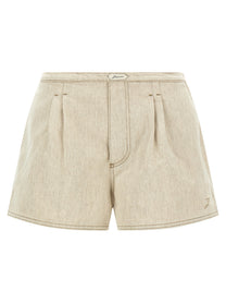 JACQUEMUS Le Short De Nimes Amelo Shorts Beige