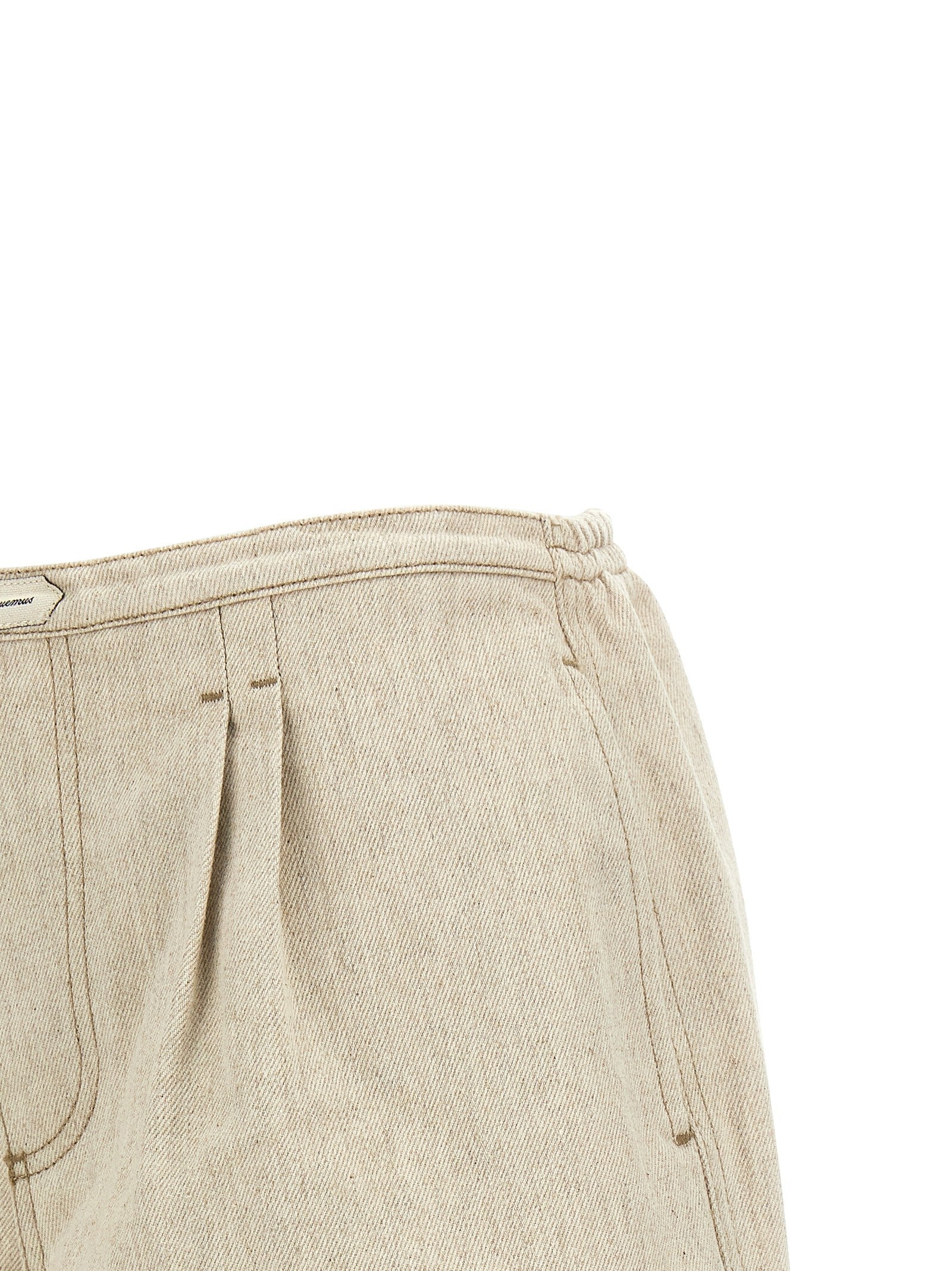 JACQUEMUS Le Short De Nimes Amelo Shorts Beige