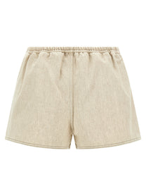 JACQUEMUS Le Short De Nimes Amelo Shorts Beige
