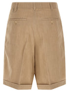 JACQUEMUS Le Short Pastro Bermuda Shorts Beige, view 2