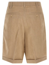 JACQUEMUS Le Short Pastro Bermuda Shorts Beige