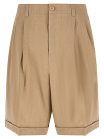 JACQUEMUS Le Short Pastro Bermuda Shorts Beige